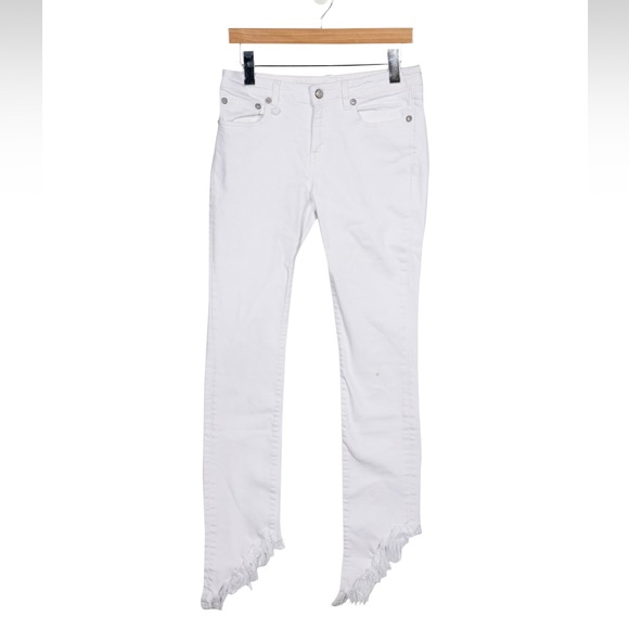R13 Kate Garett White Jeans S/M 27 - Picture 8 of 12